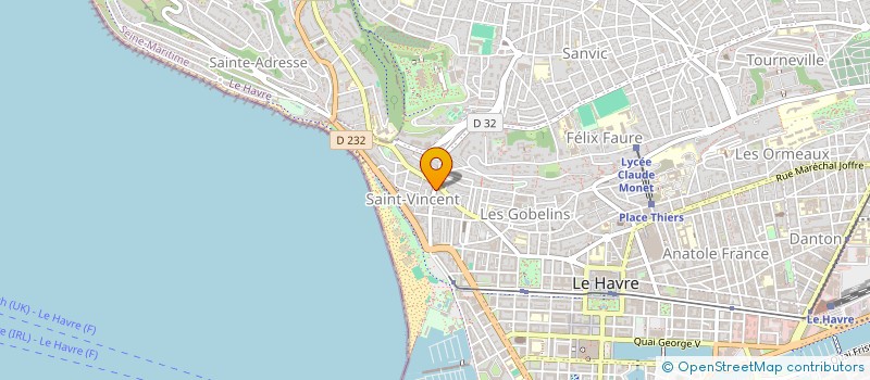 localisation de l'entreprise SCI HAPI2 à LE HAVRE