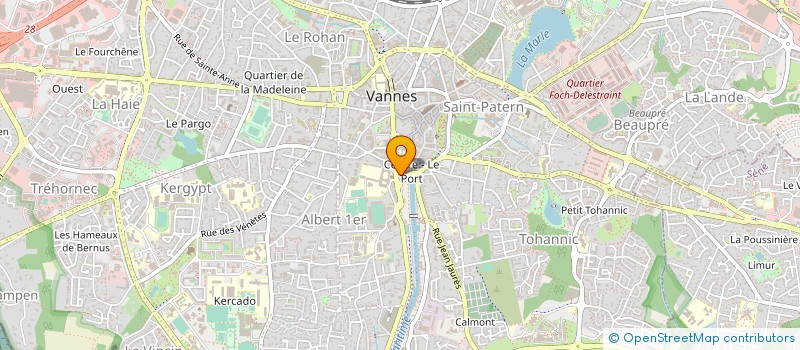 localisation de l'entreprise SCI HAPPY à VANNES