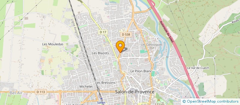 localisation de l'entreprise SCI HAPPY  SALON-DE-PROVENCE