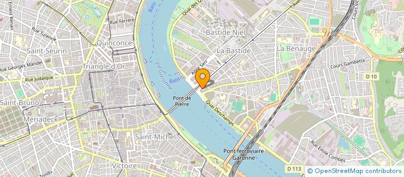 localisation de l'entreprise SCI HAPPY  BORDEAUX