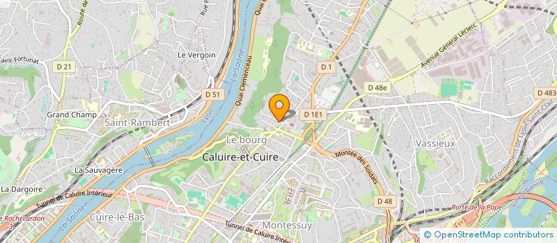 localisation de l'entreprise SCI HAPPY  CALUIRE-ET-CUIRE