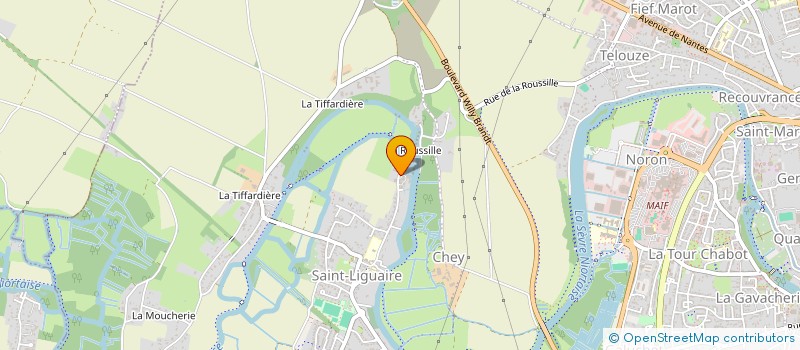 localisation de l'entreprise SCI HAPPY  NIORT