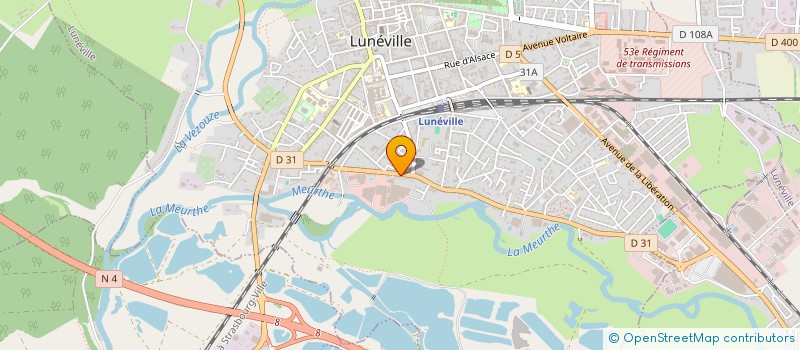 localisation de l'entreprise SCI HAPPY  LUNEVILLE