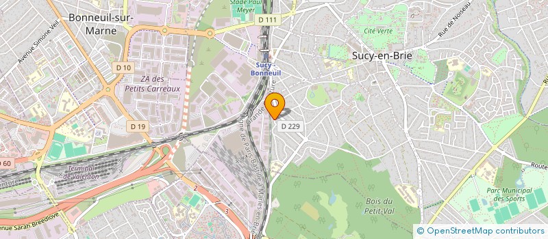 localisation de l'entreprise SCI HAPPY BOQUET  SUCY-EN-BRIE