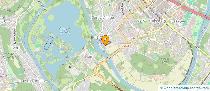 localisation de l'entreprise SCI HAPPY DAYS  CERGY