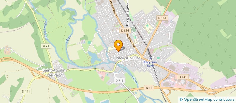 localisation de l'entreprise SCI HAPPY EURE  PACY-SUR-EURE