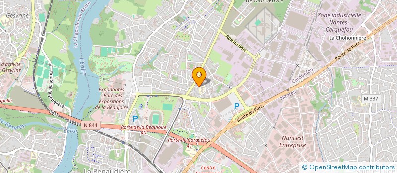 localisation de l'entreprise SCI HAPPY FLAT  NANTES