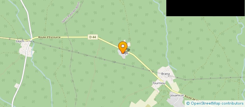 localisation de l'entreprise SCI HAPPY HOUSE  ESCOURCE