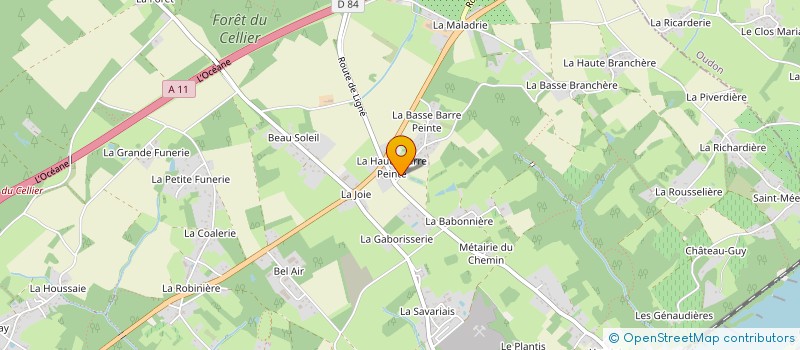 localisation de l'entreprise SCI HAPPY HOUSE  LE CELLIER