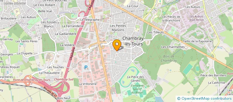 localisation de l'entreprise SCI HAPPY IMMO  CHAMBRAY-LES-TOURS