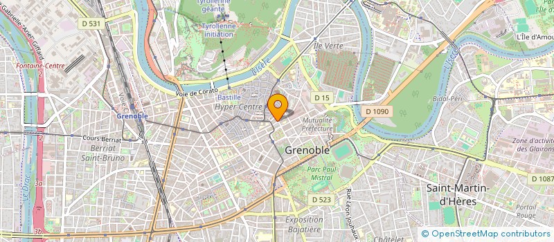 localisation de l'entreprise SCI HAPPY SHELTER HERBELON  GRENOBLE