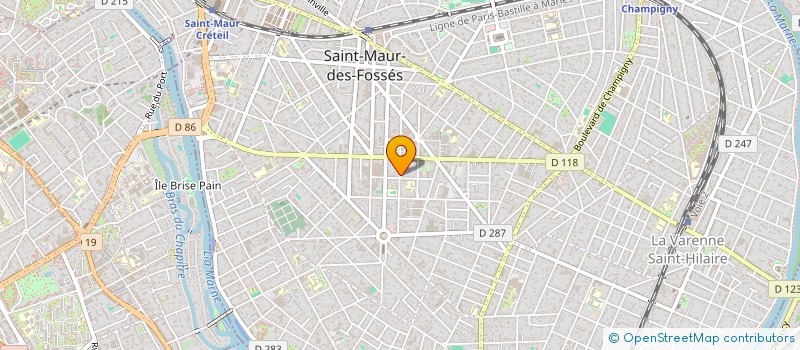 localisation de l'entreprise SCI HAPPY STORY à SAINT-MAUR-DES-FOSSES