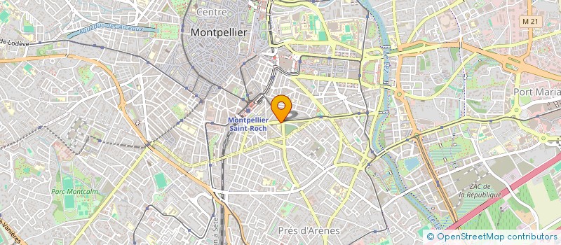 localisation de l'entreprise SCI HAPPY SUNSHINE  MONTPELLIER