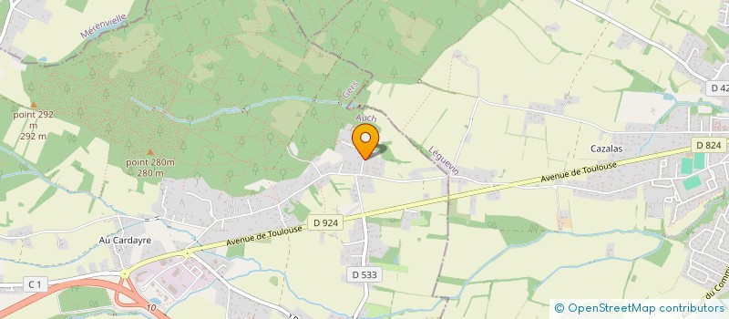 localisation de l'entreprise SCI HAPYX  PUJAUDRAN