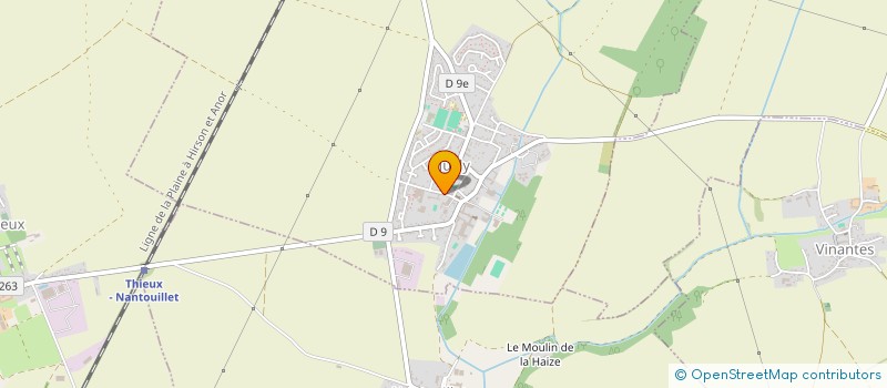 localisation de l'entreprise SCI HAQUIN MEGGLE à JUILLY