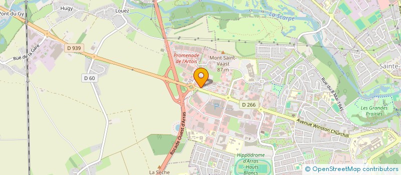 localisation de l'entreprise SCI HAR à ARRAS
