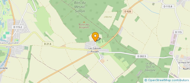 localisation de l'entreprise SCI HAR-MONIE à LA CHAUSSEE-D'IVRY