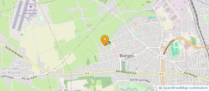 localisation de l'entreprise SCI HARA à RIORGES