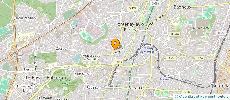 localisation de l'entreprise SCI HARAKIMOUN à FONTENAY-AUX-ROSES