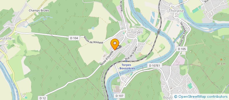 localisation de l'entreprise SCI HARANI  TORPES