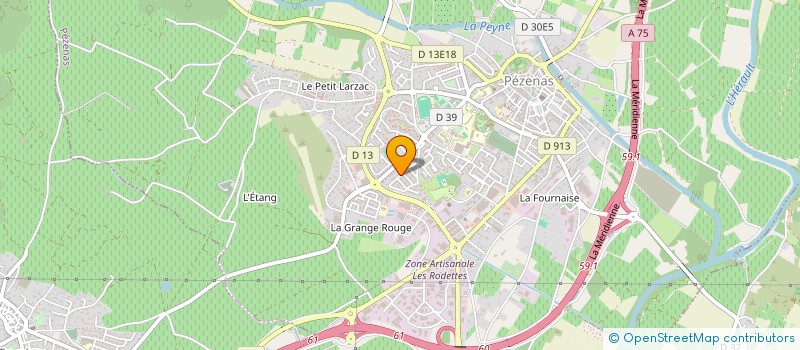 localisation de l'entreprise SCI HARAS  PEZENAS