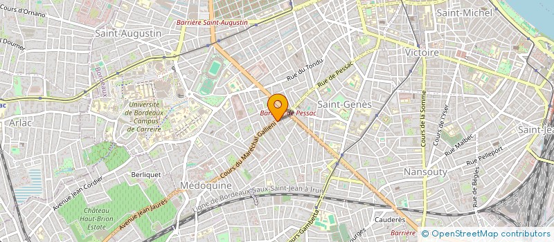 localisation de l'entreprise SCI HARAS BLANQUI  TALENCE