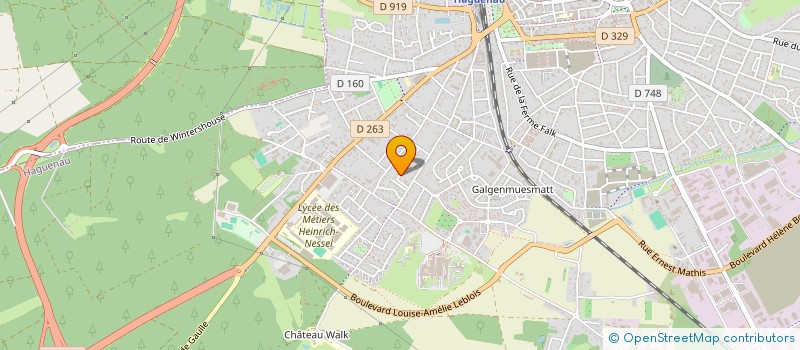 localisation de l'entreprise SCI HARAS DE VILLENEUVE  HAGUENAU