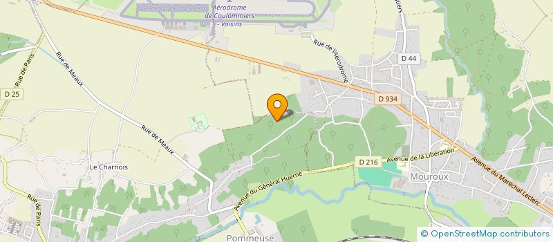 localisation de l'entreprise SCI HARAS DES BOIS DE BRIE  POMMEUSE