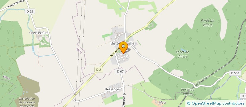 localisation de l'entreprise SCI HARAS DU GIBET  BETTELAINVILLE