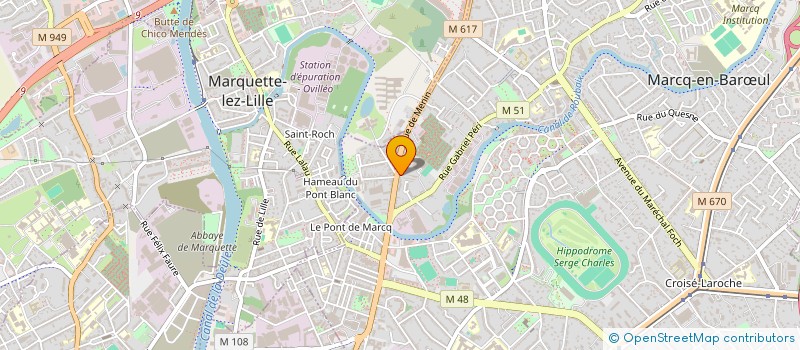 localisation de l'entreprise SCI HARATYK FINANCEMENT  MARCQ-EN-BARUL