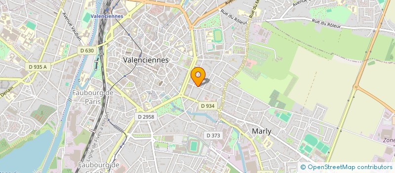 localisation de l'entreprise SCI HARBO  VALENCIENNES