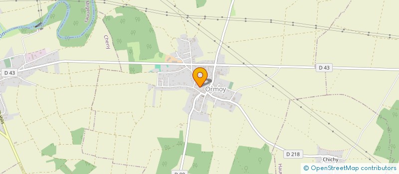 localisation de l'entreprise SCI HARCHIN  ORMOY