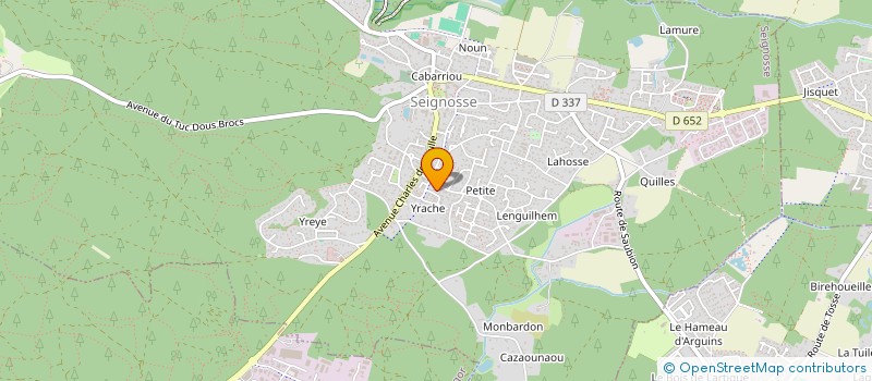 localisation de l'entreprise SCI HARCOT SAC  SEIGNOSSE