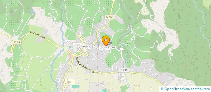 localisation de l'entreprise SCI HARDEL  TOURRETTES