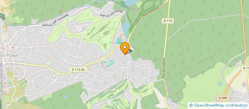 localisation de l'entreprise SCI HARDELOC  NEUFCHATEL-HARDELOT