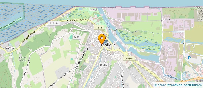 localisation de l'entreprise SCI HARDOIN à HONFLEUR