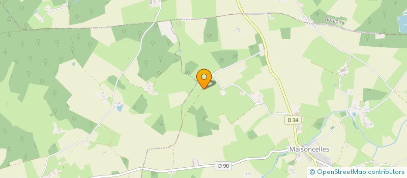 localisation de l'entreprise SCI HARDOIN  MAISONCELLES