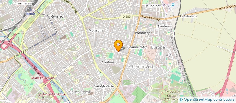 localisation de l'entreprise SCI HARDOT  REIMS