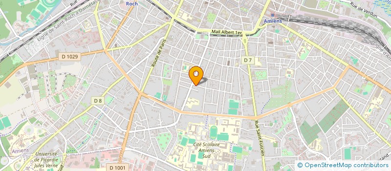 localisation de l'entreprise SCI HARDY  AMIENS