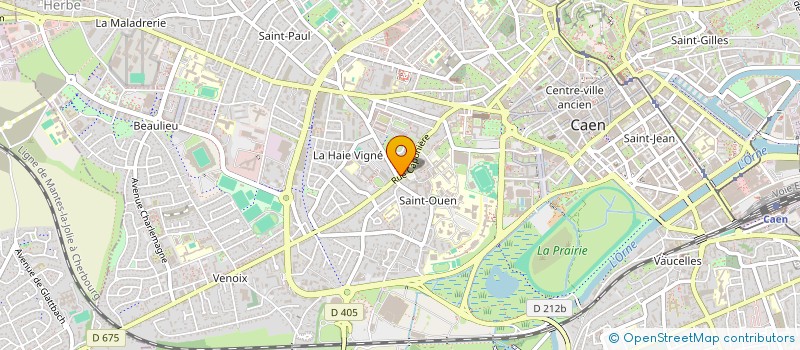 localisation de l'entreprise SCI HARDY à CAEN