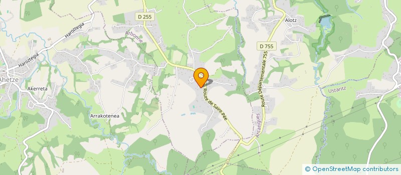 localisation de l'entreprise SCI HAREA à BIDART