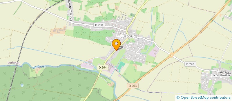 localisation de l'entreprise SCI HAREAMEVA  SURBOURG