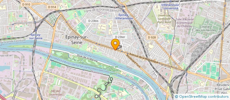 localisation de l'entreprise SCI HAREL à EPINAY-SUR-SEINE