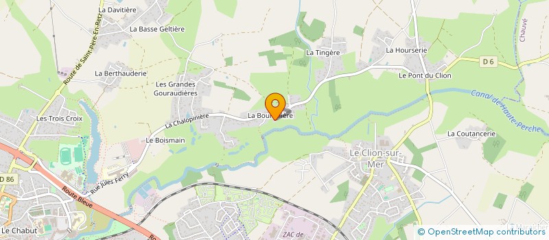 localisation de l'entreprise SCI HAREL LE MIGNON  PORNIC