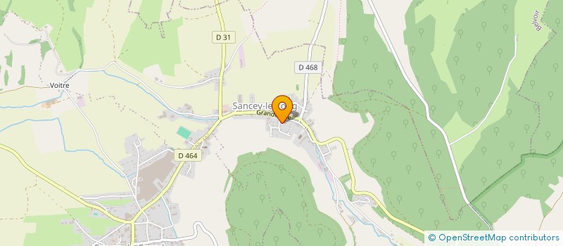 localisation de l'entreprise SCI HARFANG  SANCEY