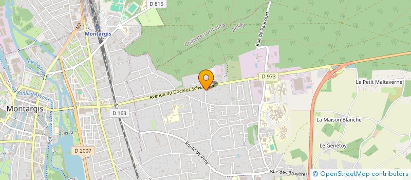 localisation de l'entreprise SCI HARGEO à AMILLY