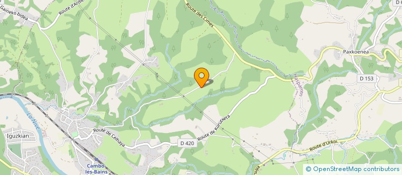 localisation de l'entreprise SCI HARGINLAN  AINHOA