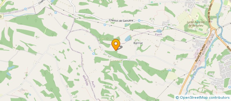 localisation de l'entreprise SCI HARGUES  PAVIE