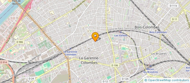 localisation de l'entreprise SCI HARI  LA GARENNE-COLOMBES