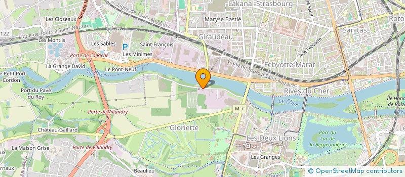 localisation de l'entreprise SCI HARIS  TOURS